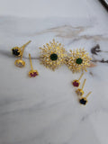 4 Color Interchangeable Dynamic Golden Studs