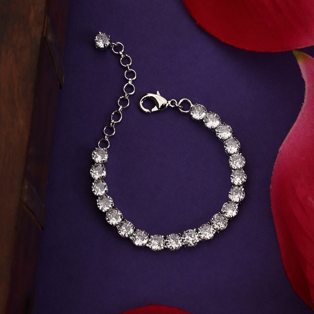 5mm AD Tennis Bracelet - American Diamond Tennis Jewelry