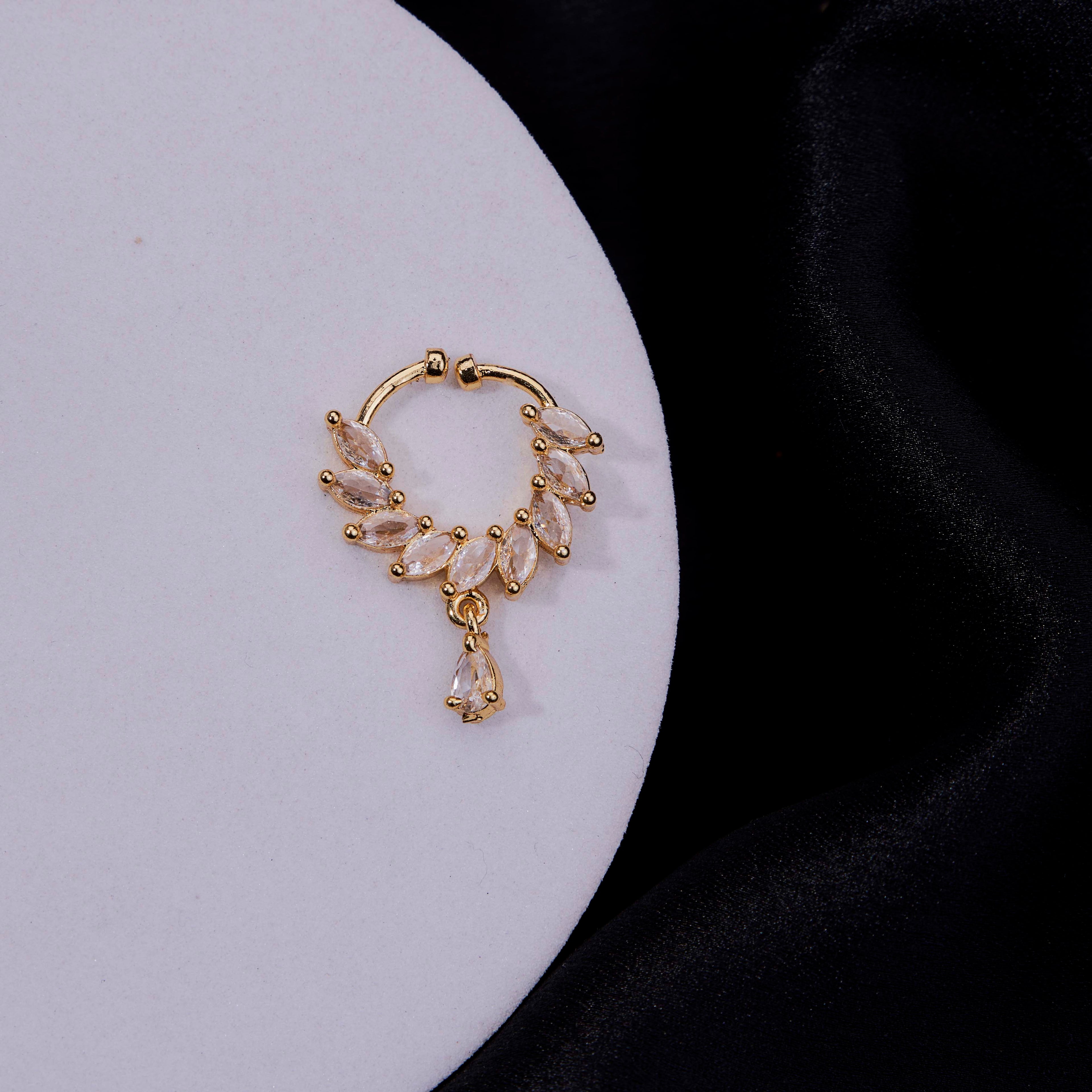Septum AD Gold Plated Nose Pin