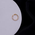 Trendz AD Gold Plated Nose Pin