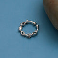 Marquise Rhodium Plated AD Nose Pin