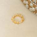Gold Plated Star CZ Nose Pin