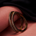 Traditional Triangular Mehendi Plated Bangles