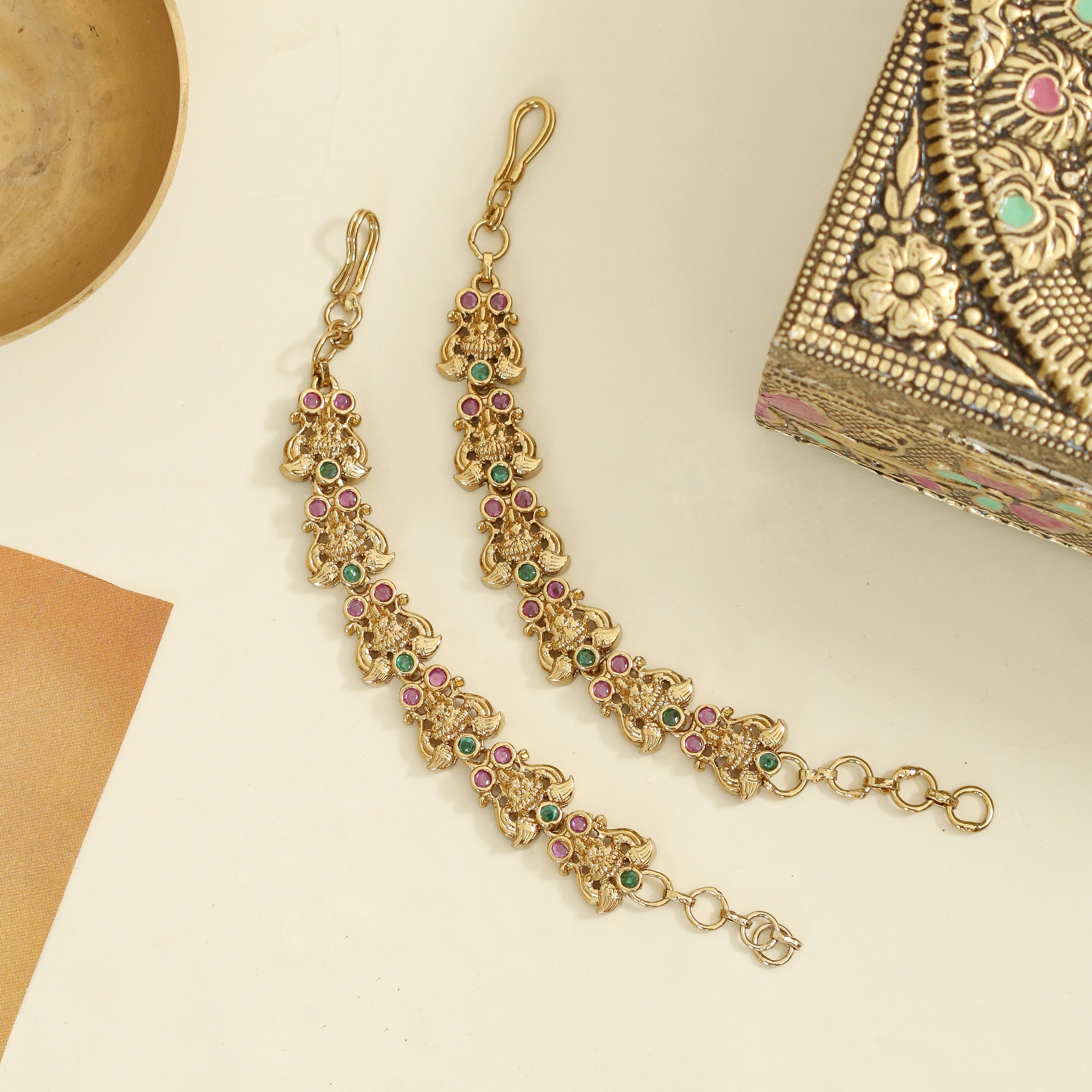 Devotional Laxmi Enchanted Mehendi Plated Matil