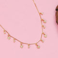 Heart Motif Gold Plated Necklace