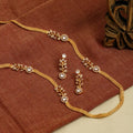 Leaflet Gold Plated Necklace Set