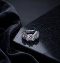 Rhodium Love Knot Ring