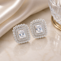 Gleaming Moonstone Shimmers Studs