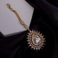 Gold Plated Divine Droplet Traditional Maang Tikka