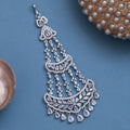 Traditional CZ White Stone Studded Bridal Passa