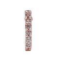 AD CZ Line Pressing Rose Gold Nose Pin (1 CM)