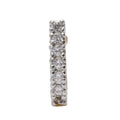AD CZ Line Pressing Two Tone Nose Pin (1 CM)