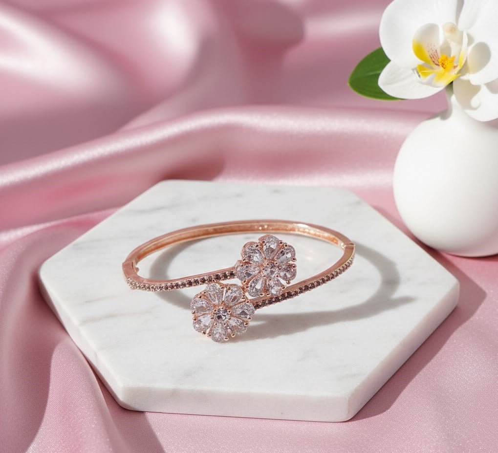 Allure White Rose Gold Bracelet