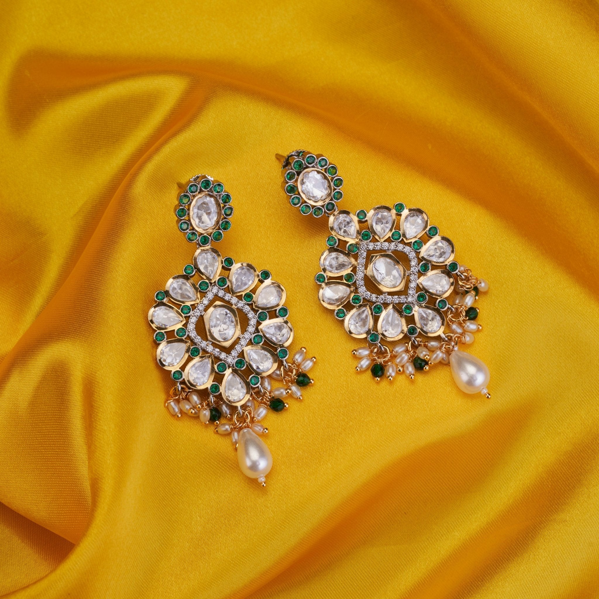 Alluring Floral Cascade Earrings