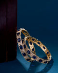 Alluring Party Wear Gold Bangles (Pack of 2)