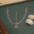 American Diamond Ganga Jamuna Borla (Matha Patti)