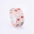 American Diamond Rose Gold Bangles