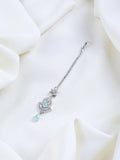 American Diamond Studded Maang Tika