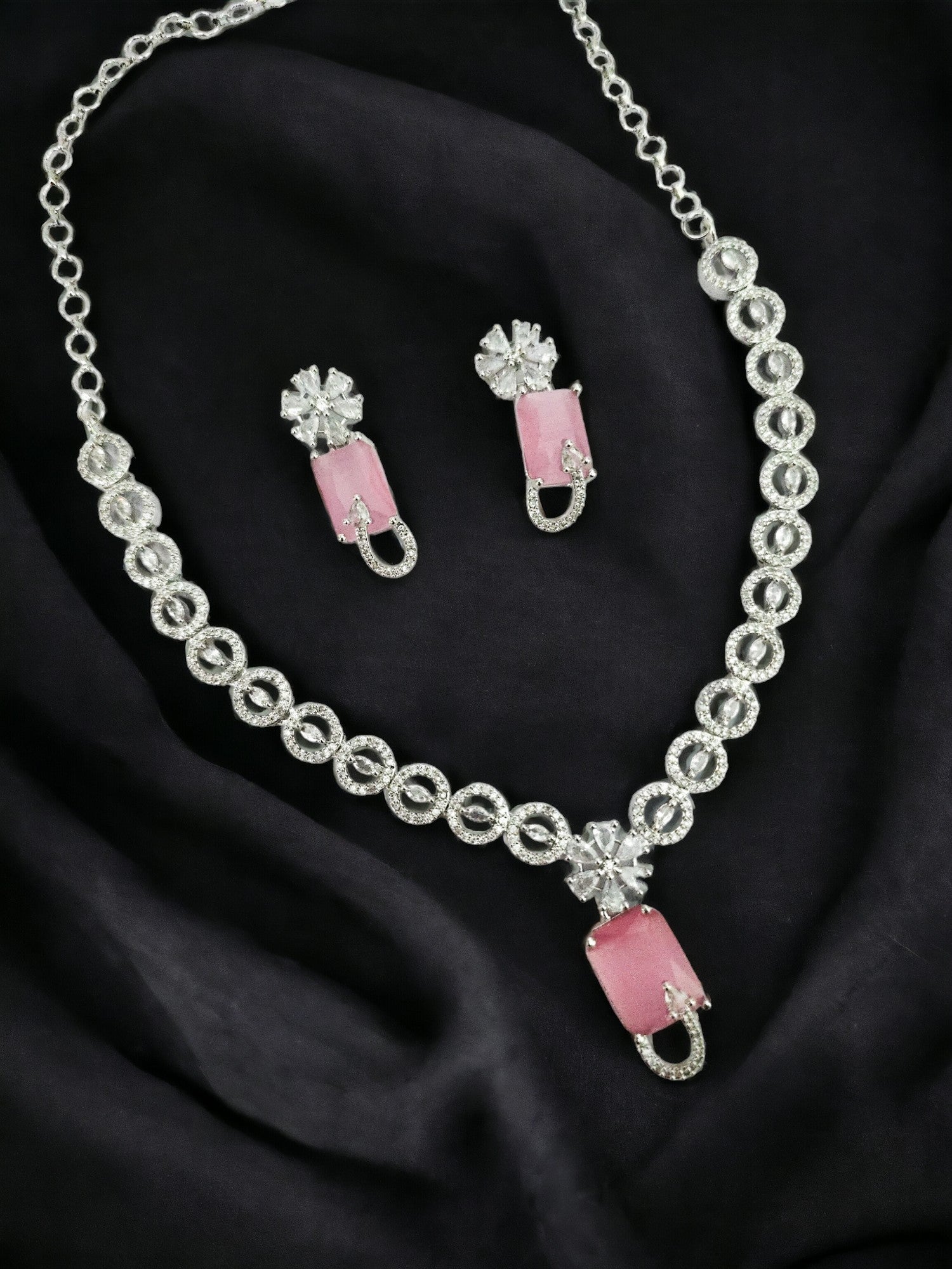 American Diamond Stylish Necklace Set