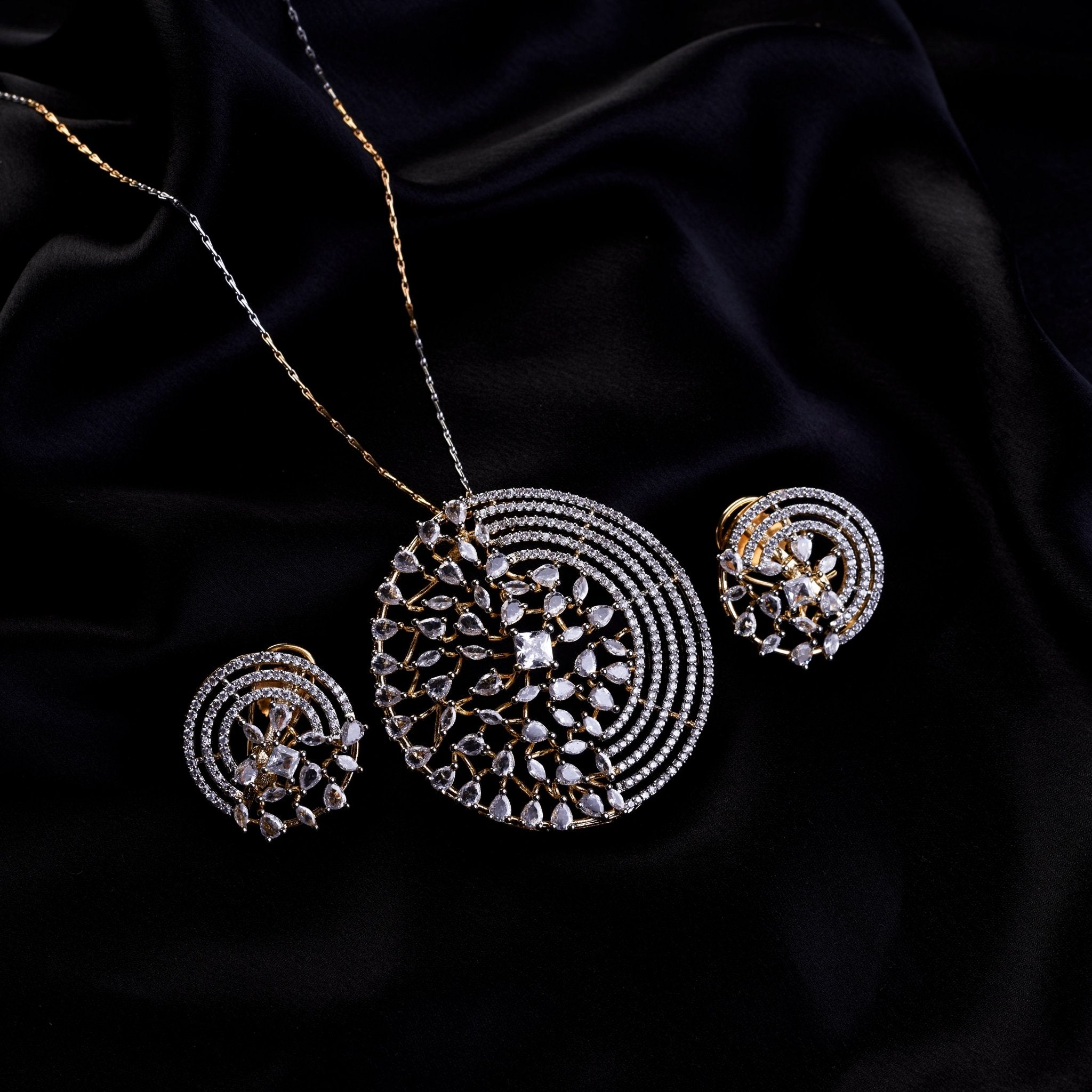 Locket Set - Anigalan Star Gold Plated Locket Set - Opal Touch