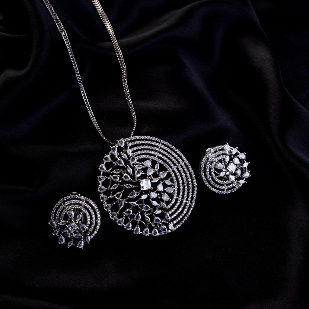 Locket Set - Anigalan Star Rhodium Locket Set - Opal Touch