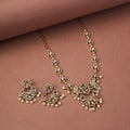 Bird Enchanted Mehendi Plated Necklace Set