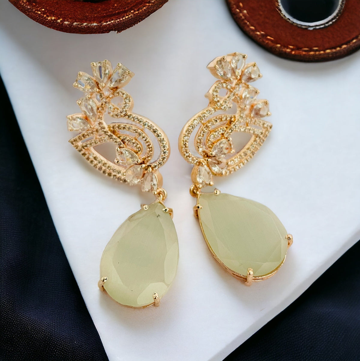 Blush Bloom Rose Gold Earrings