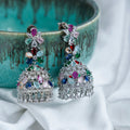 Celestial Rhodium Jhumka