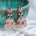 Celestial Rose Gold Jhumka