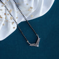 Cherished Threads Rhodium Mangalsutra