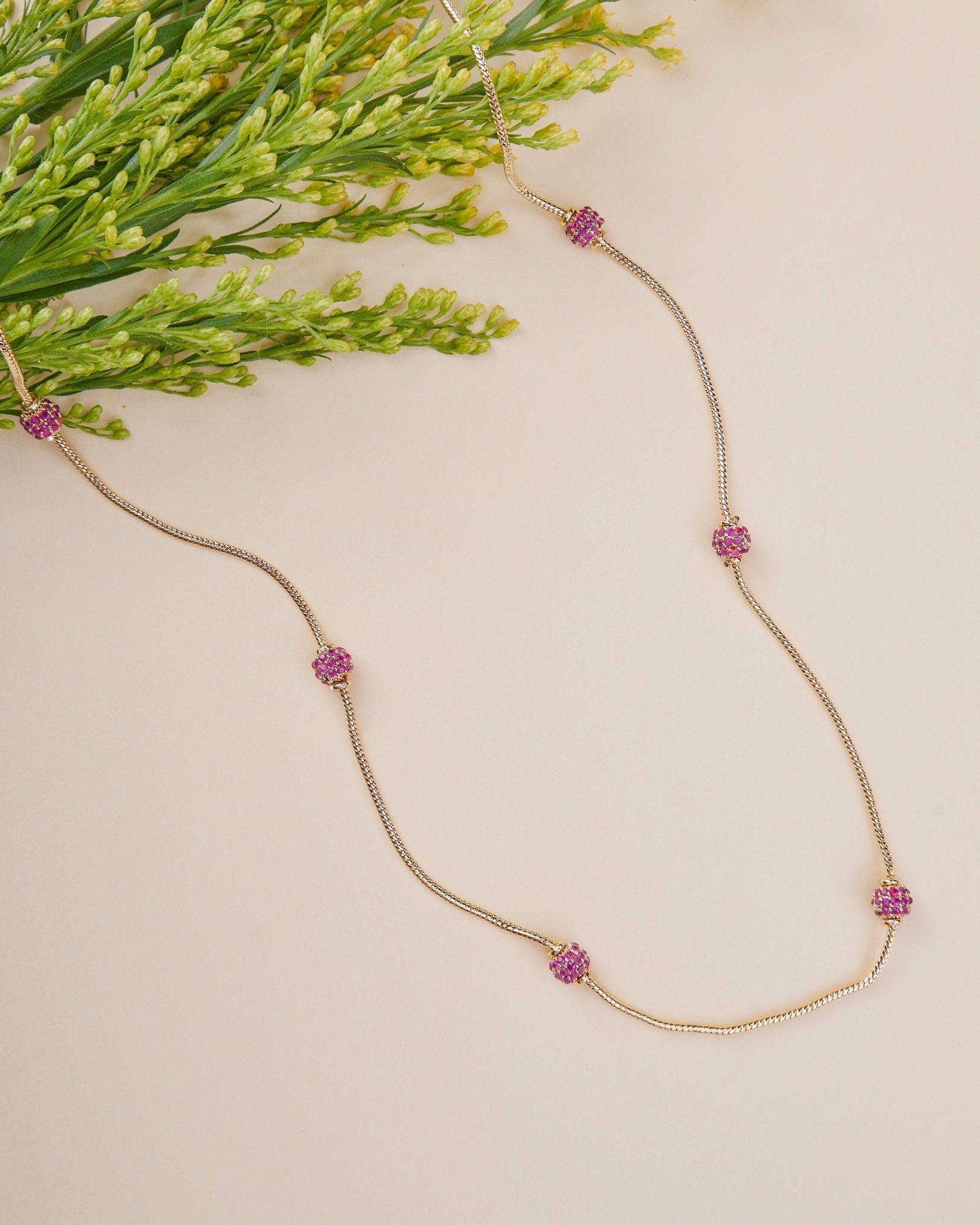 Crimson Charm Chain