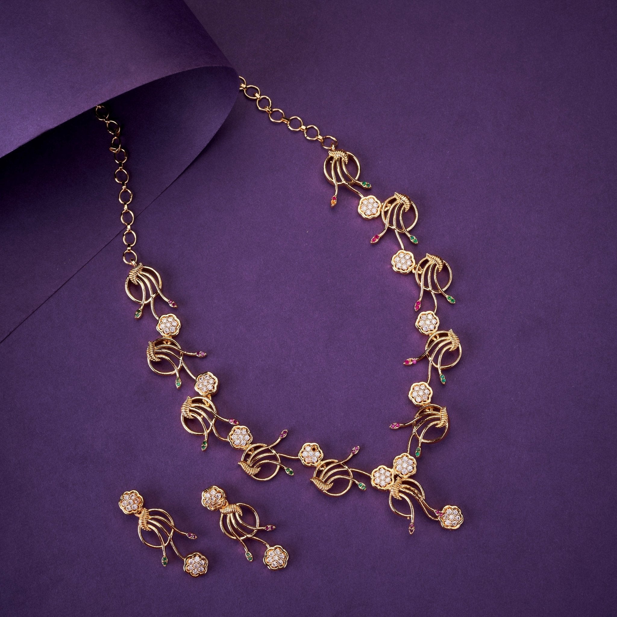Crimson Garden Necklace