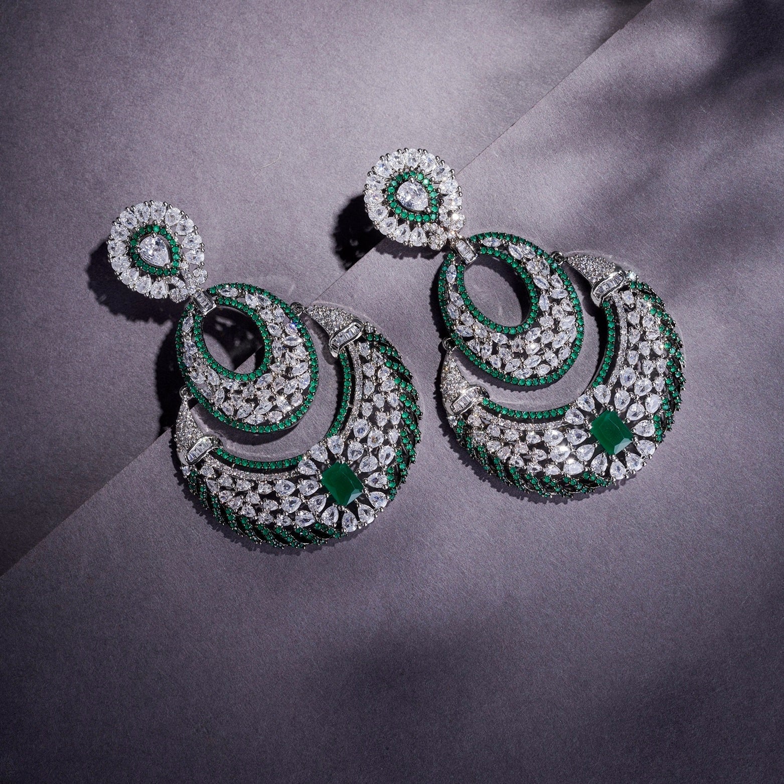 Crimson Spark Earrings