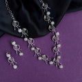 Crimson Verdant Cascade Necklace