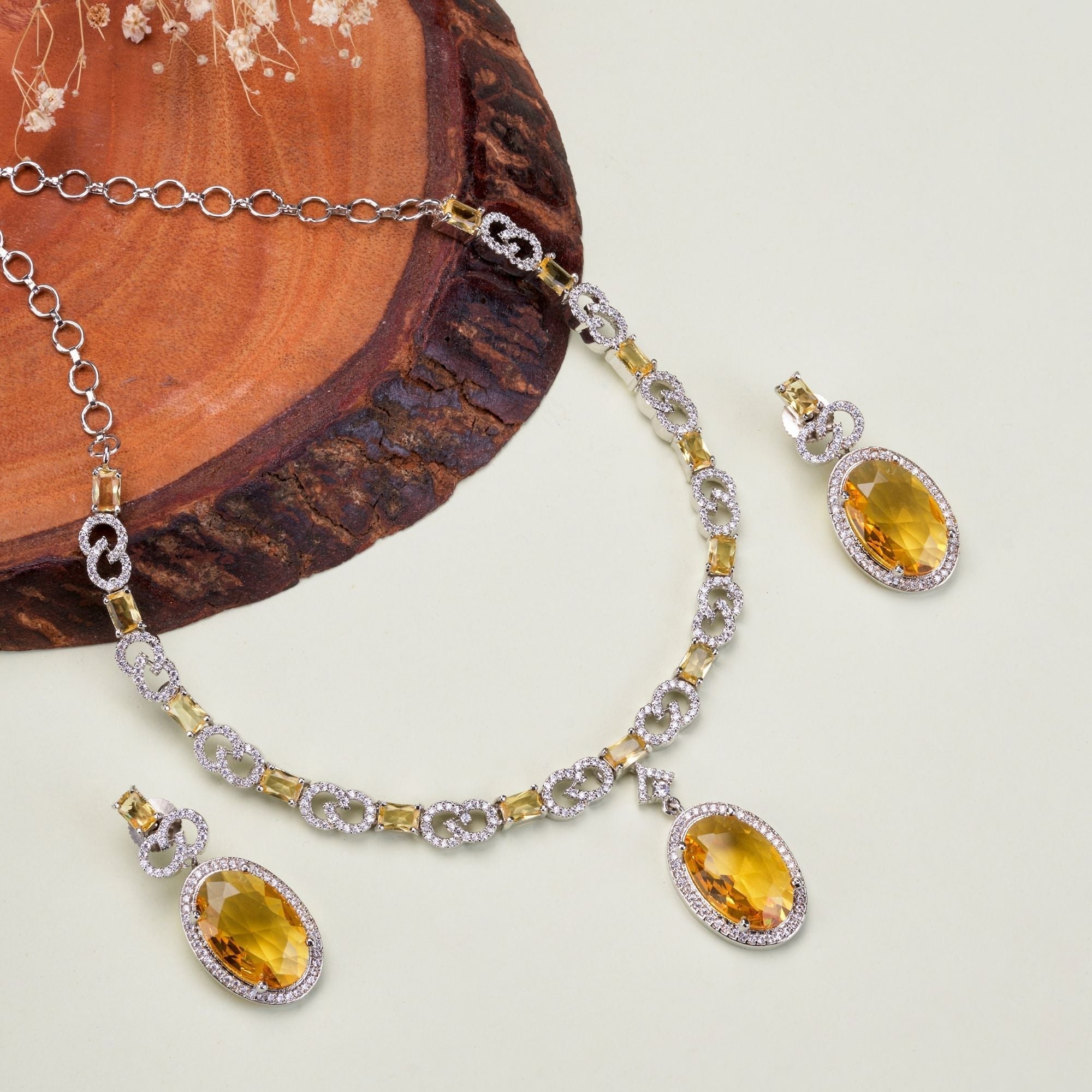 Crystal Cascade Necklace