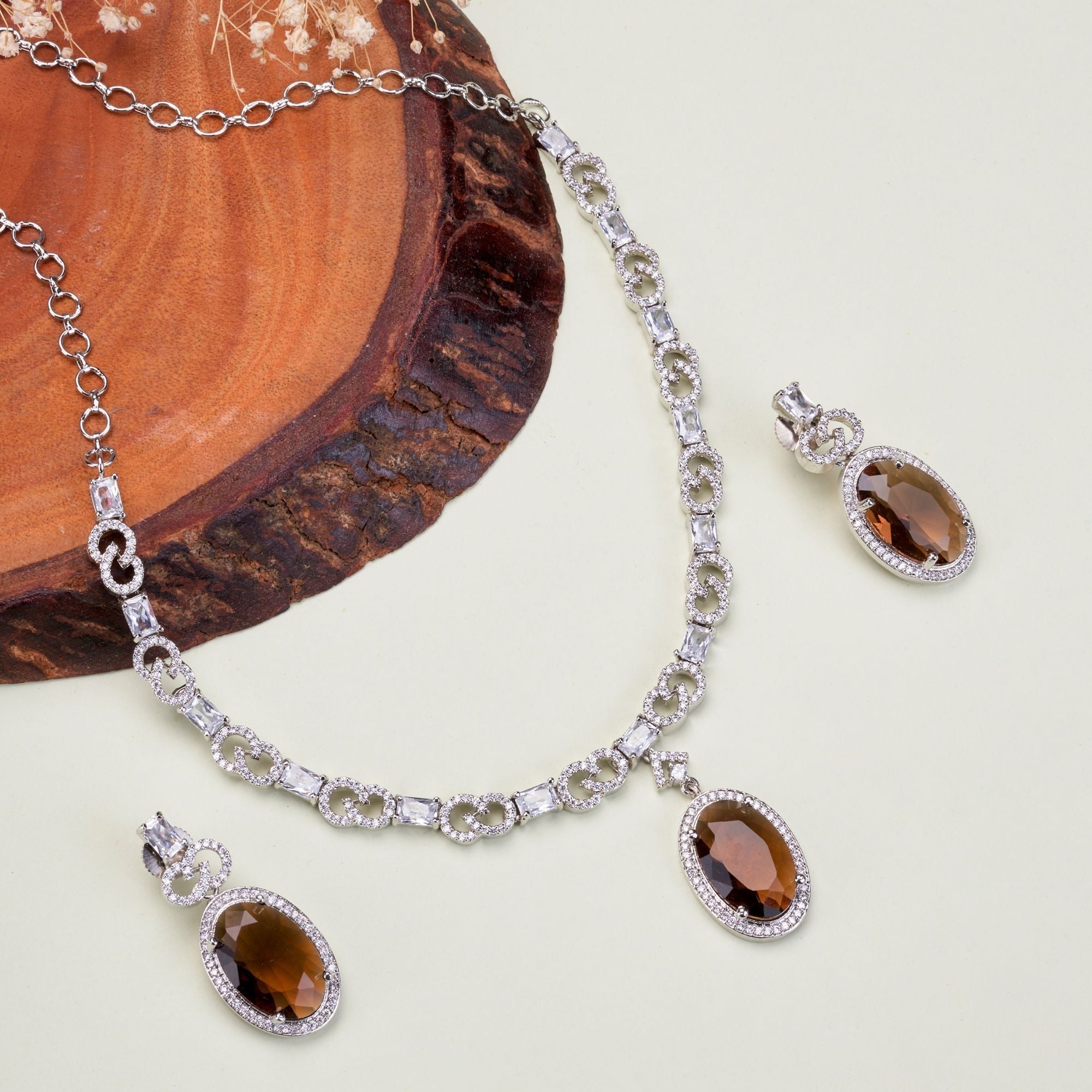 Crystal Cascade Necklace