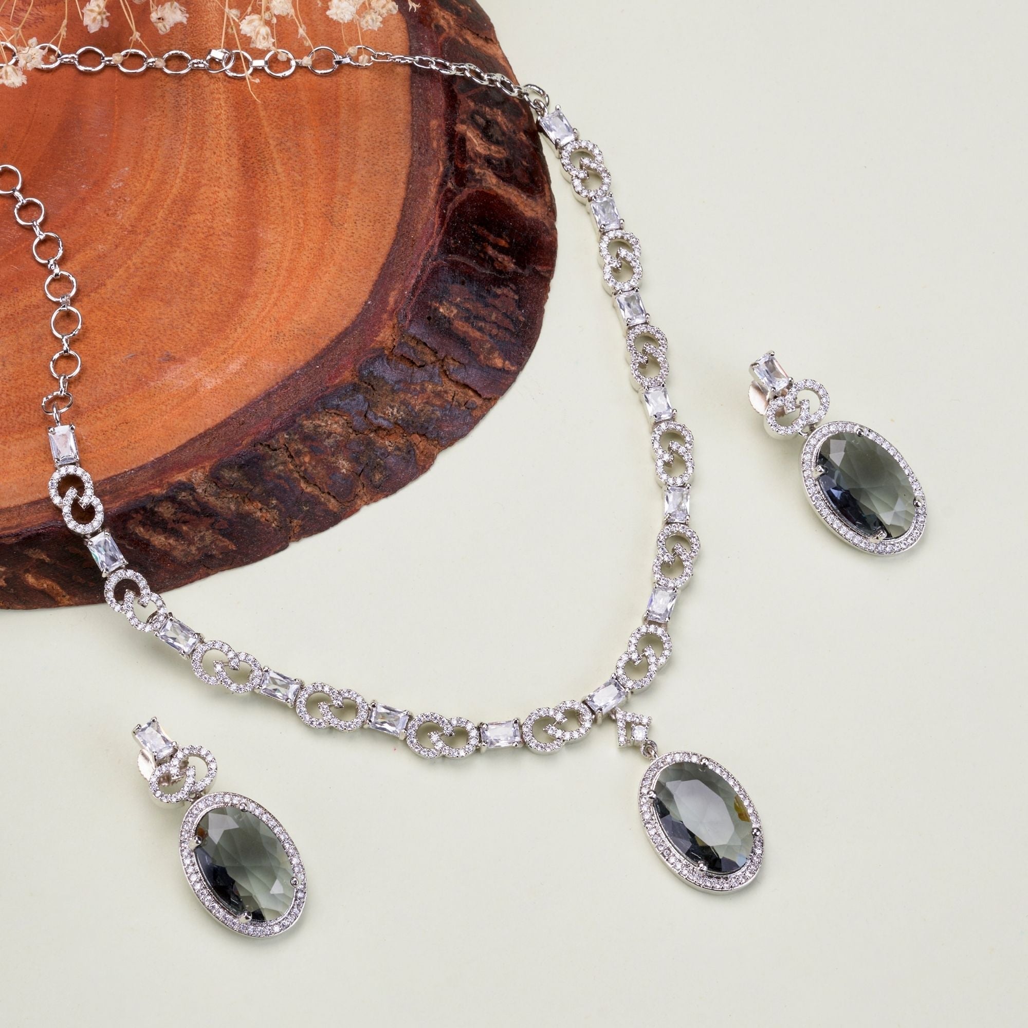 Crystal Cascade Necklace