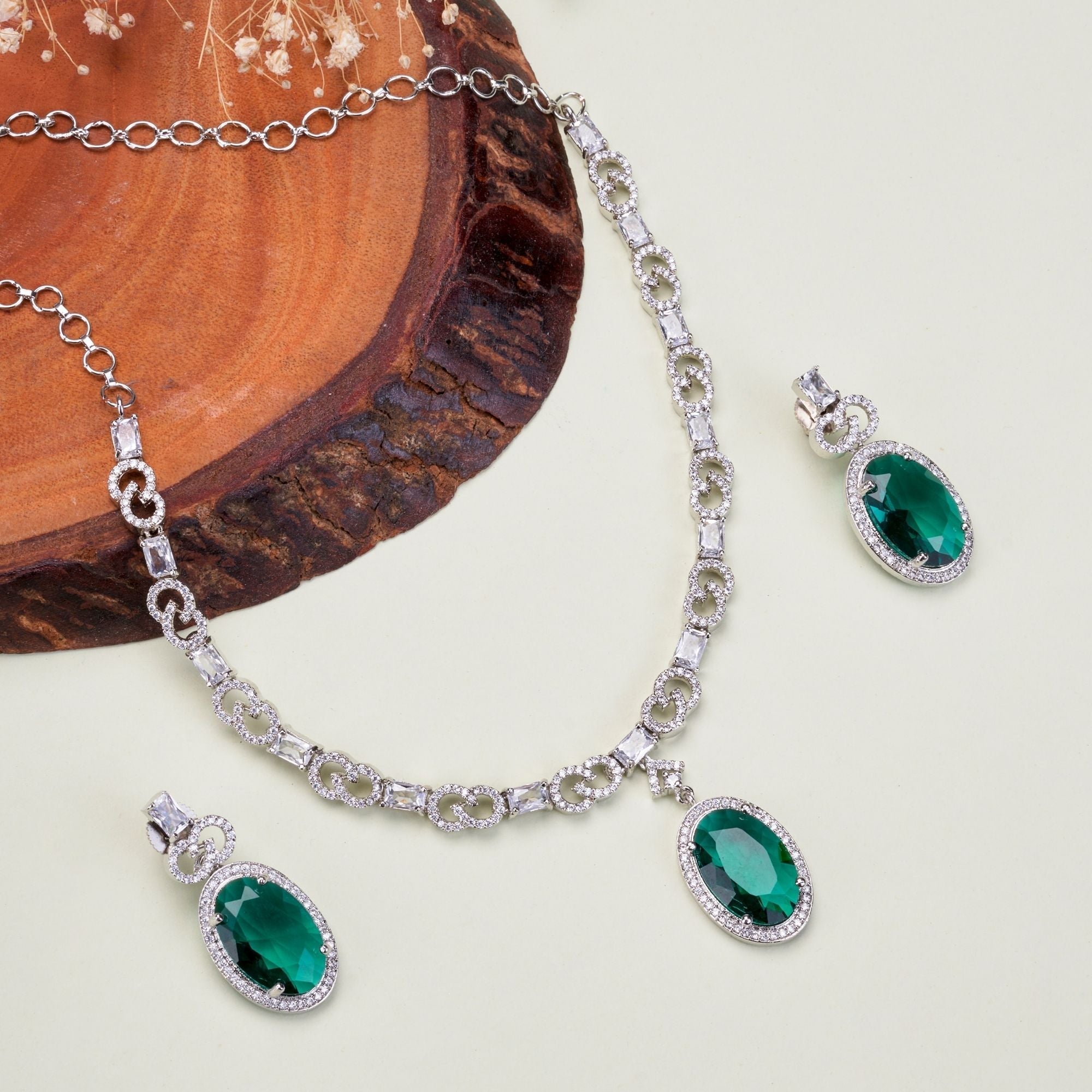 Crystal Cascade Necklace