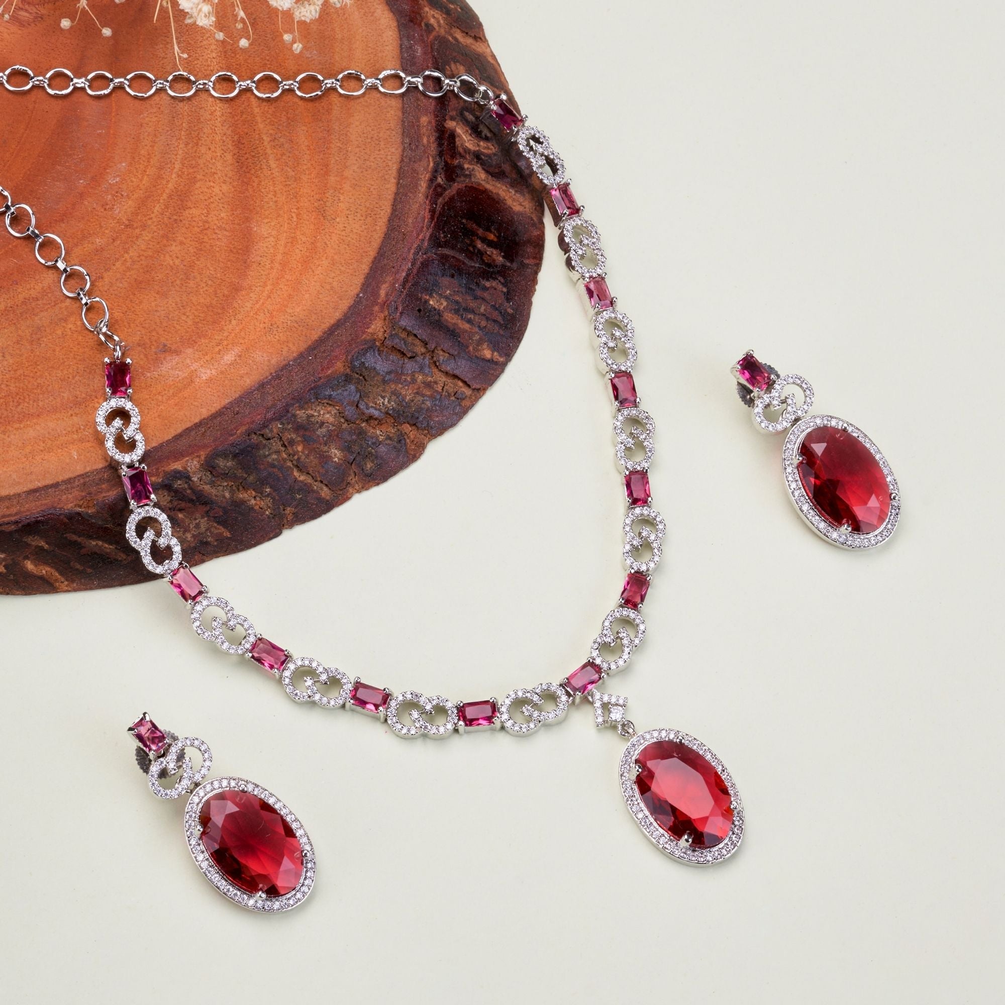 Crystal Cascade Necklace