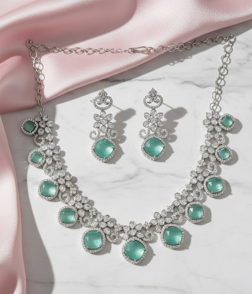 Crystal Red Charm Necklace