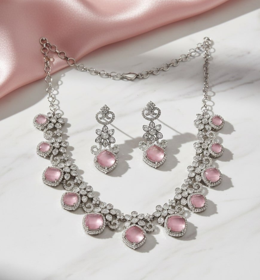 Crystal Red Charm Necklace