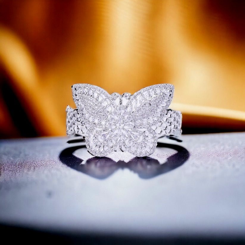 Cubic Zirconia Butterfly Bracelet