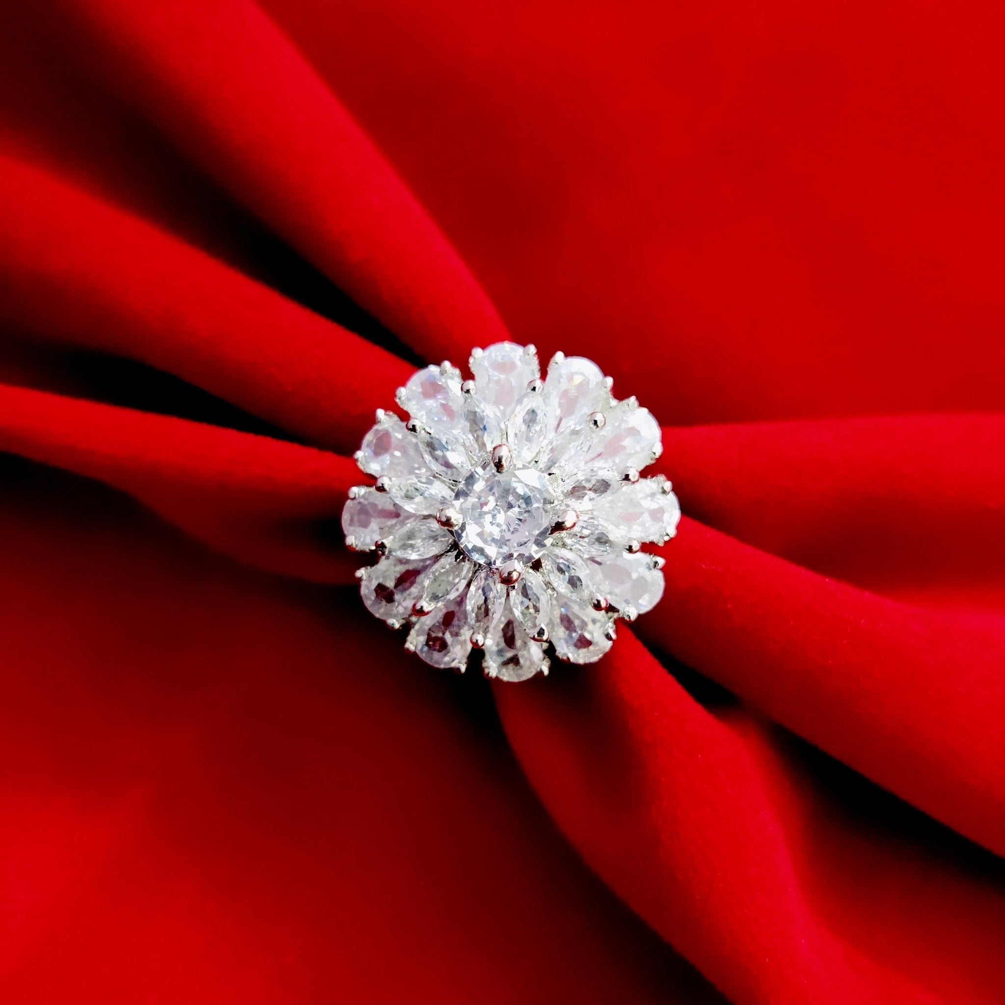 Dazzling Dream Rhodium Ring