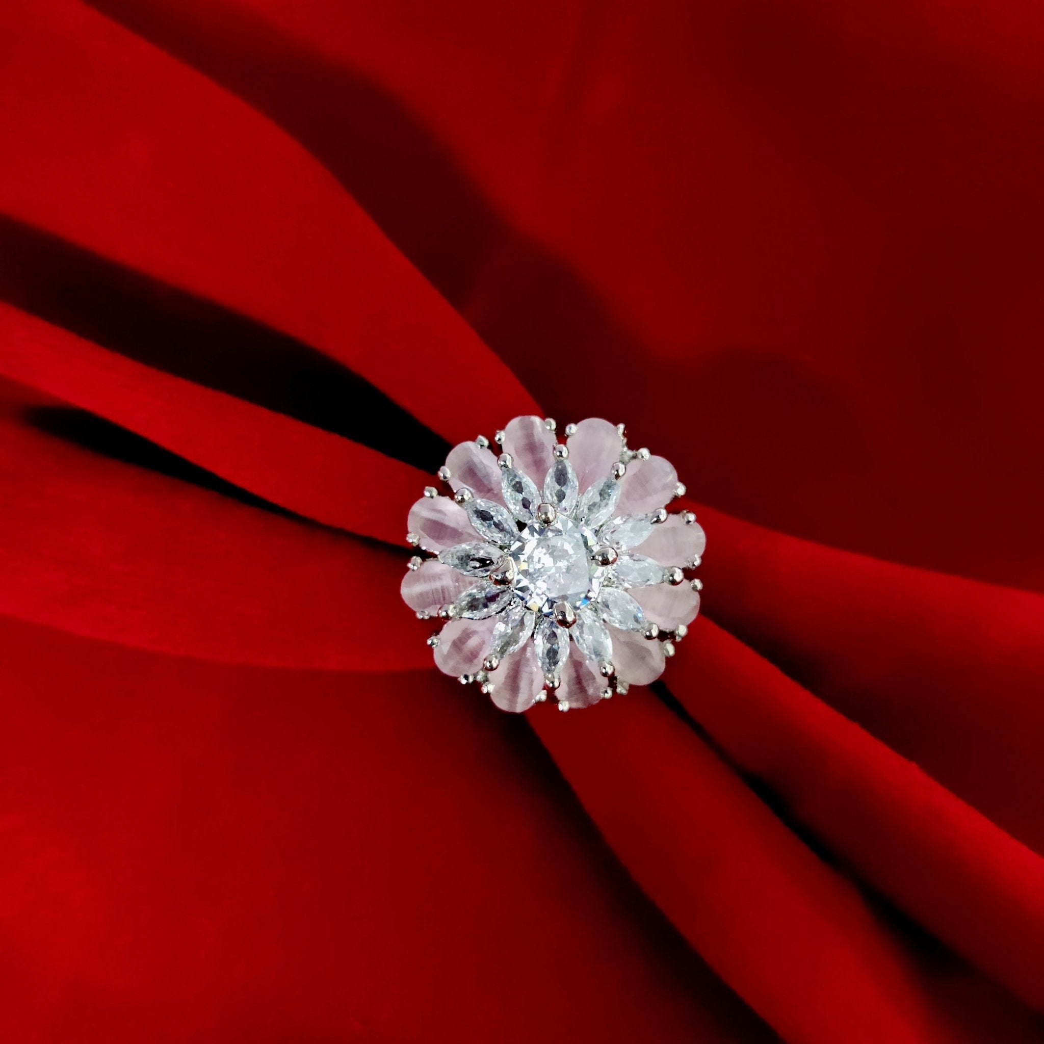 Dazzling Dream Rhodium Ring