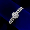 Dazzling White Rhodium Bracelet