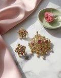 Divine Grace Matte Locket Set - Opal Touch