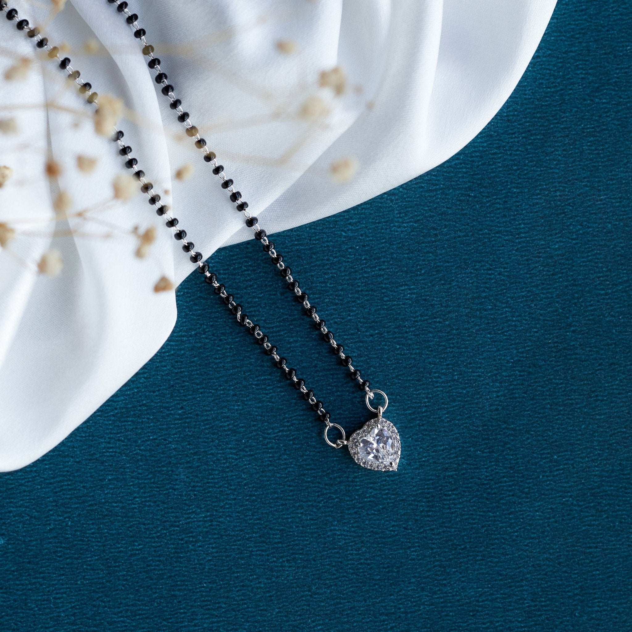 Divine Link Rhodium Mangalsutra