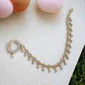 Elegant American Diamond Nath with String