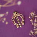 Elegant Attire Gold Plated Juda Pin