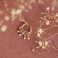 Elegant Peacock-shaped Gold Plated Screw Nose Pin